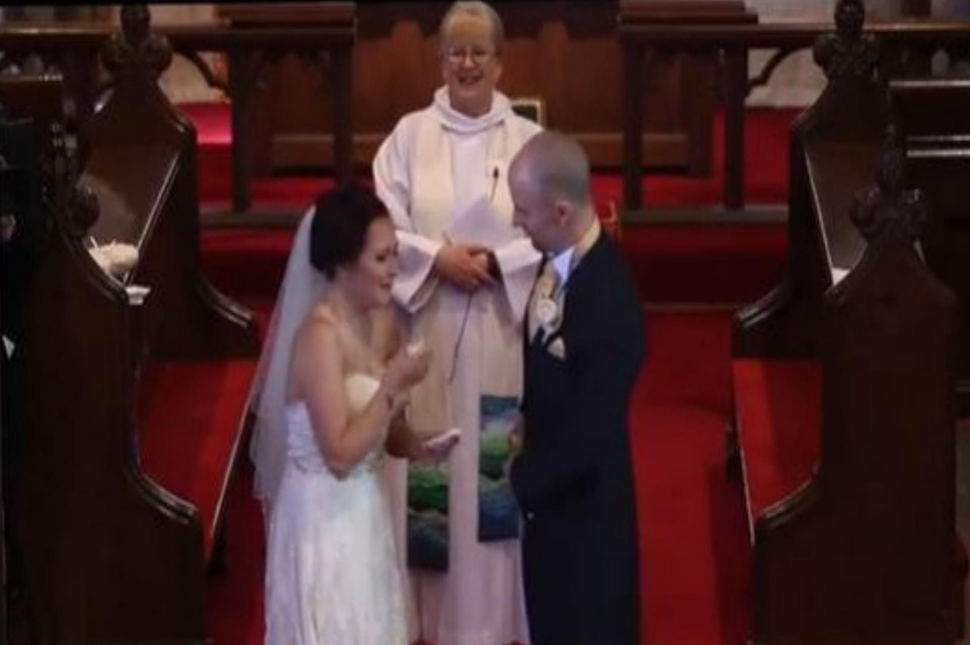 Panna młoda płakała ze wzruszenia