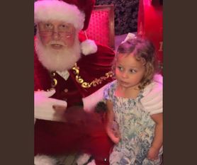 3-latka odmówiła św. Mikołajowi. Filmik stał się viralem