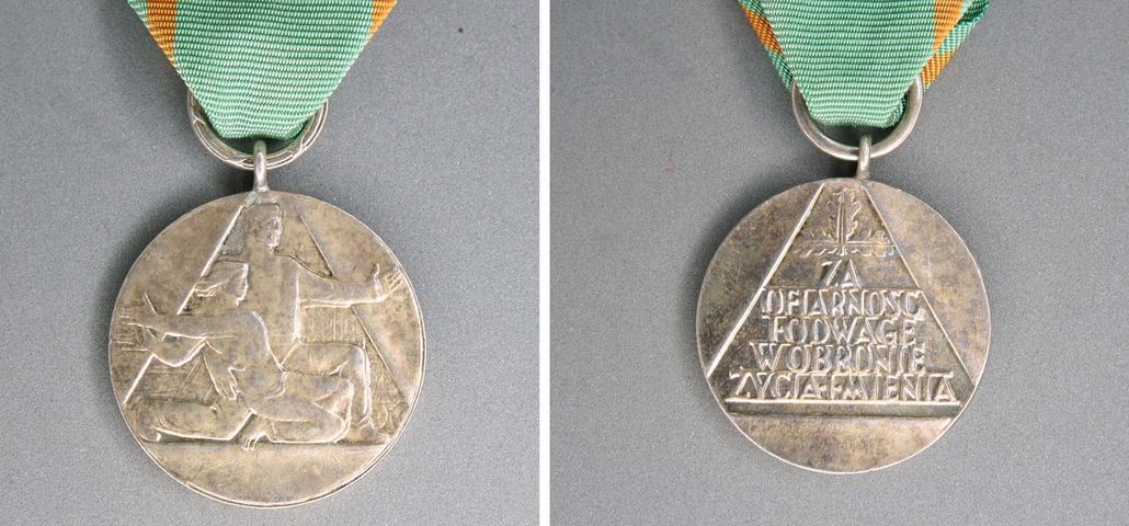 Medal za Ofiarność i Odwagę, cywilne odznaczenie państwowe, otrzymała czwórka bohaterskich dzieci