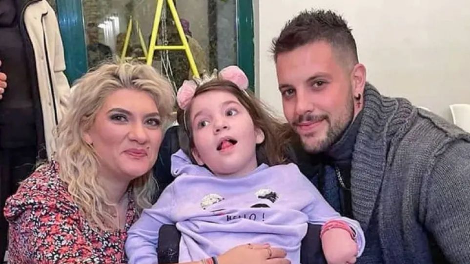 Georgina z rodzicami w szpitalu