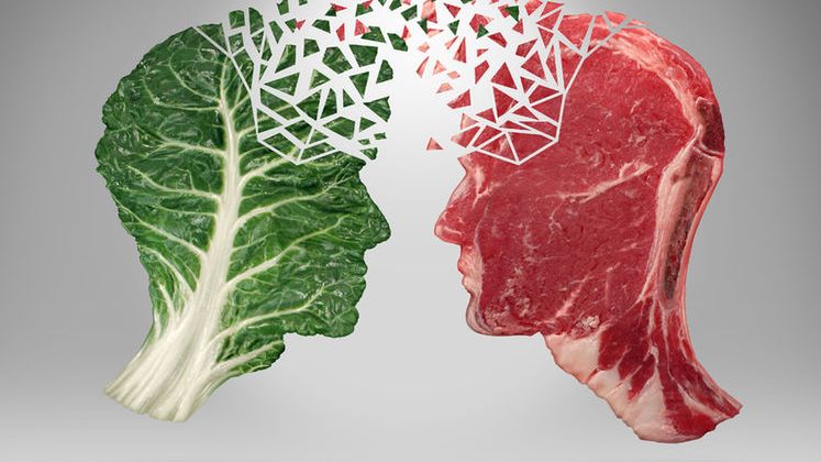 Dieta wegańska i wzbogacona o mięso mogą wpływać na wygląd