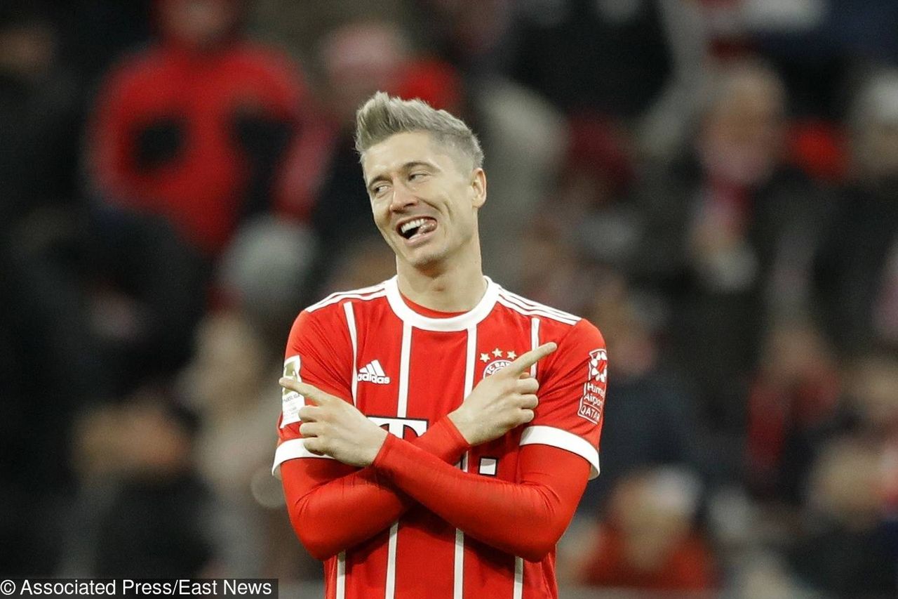 Robert Lewandowski blondynem