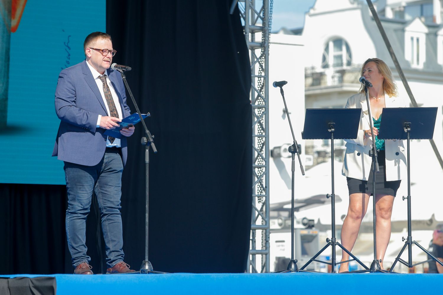 Olaf Lubaszenko - Festiwal Gwiazd w Międzyzdrojach, sobota (fot. AKPA)