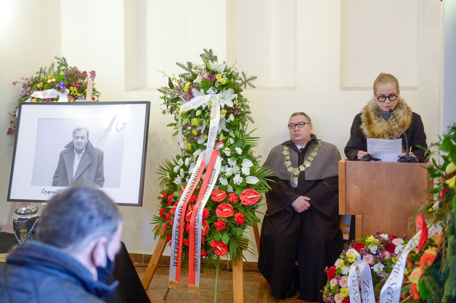 Magdalena Cielecka - Pogrzeb Zygmunta Malanowicza