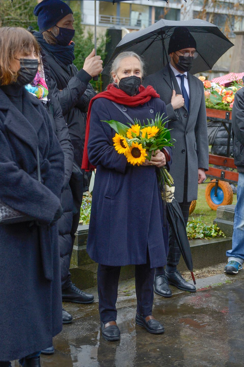 Maja Komorowska - Pogrzeb Zygmunta Malanowicza