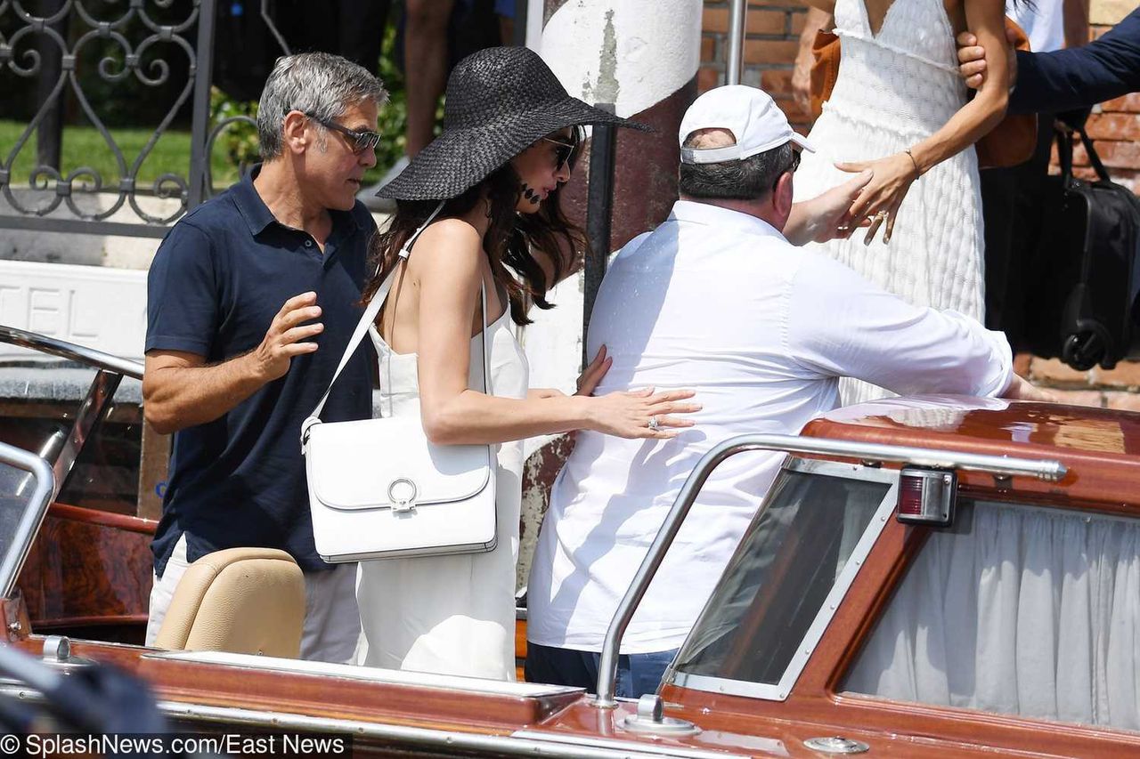 George i Amal Clooney odpoczywają w hotelu