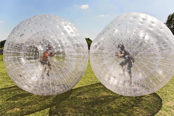 Zorbing wywodzi się z Nowej Zelandii