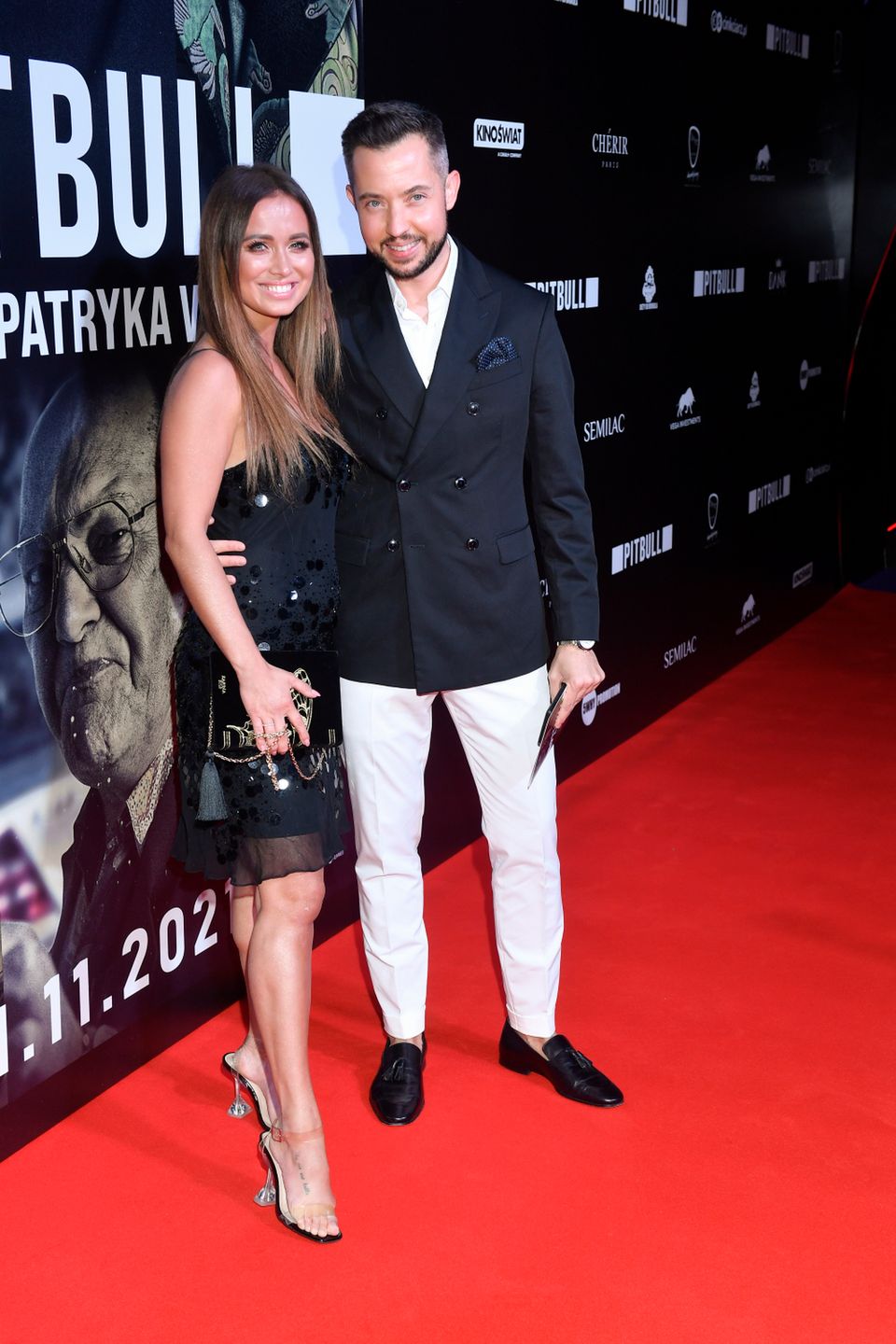 Agnieszka Mrozińska, Alex CapriceDamian - premiera filmu "Pitbull 2021"