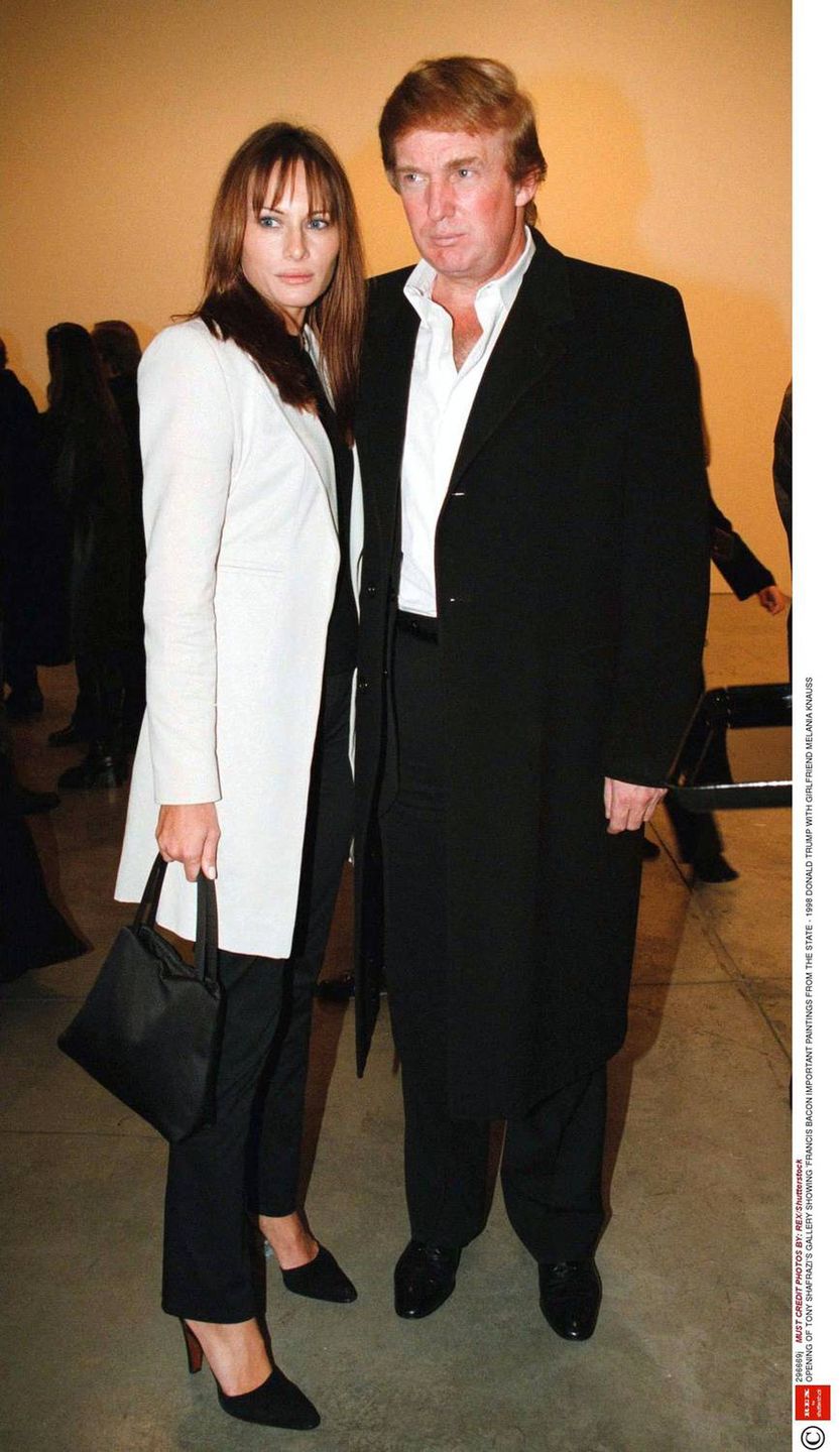 Melania Trump i Donald w 1998 roku