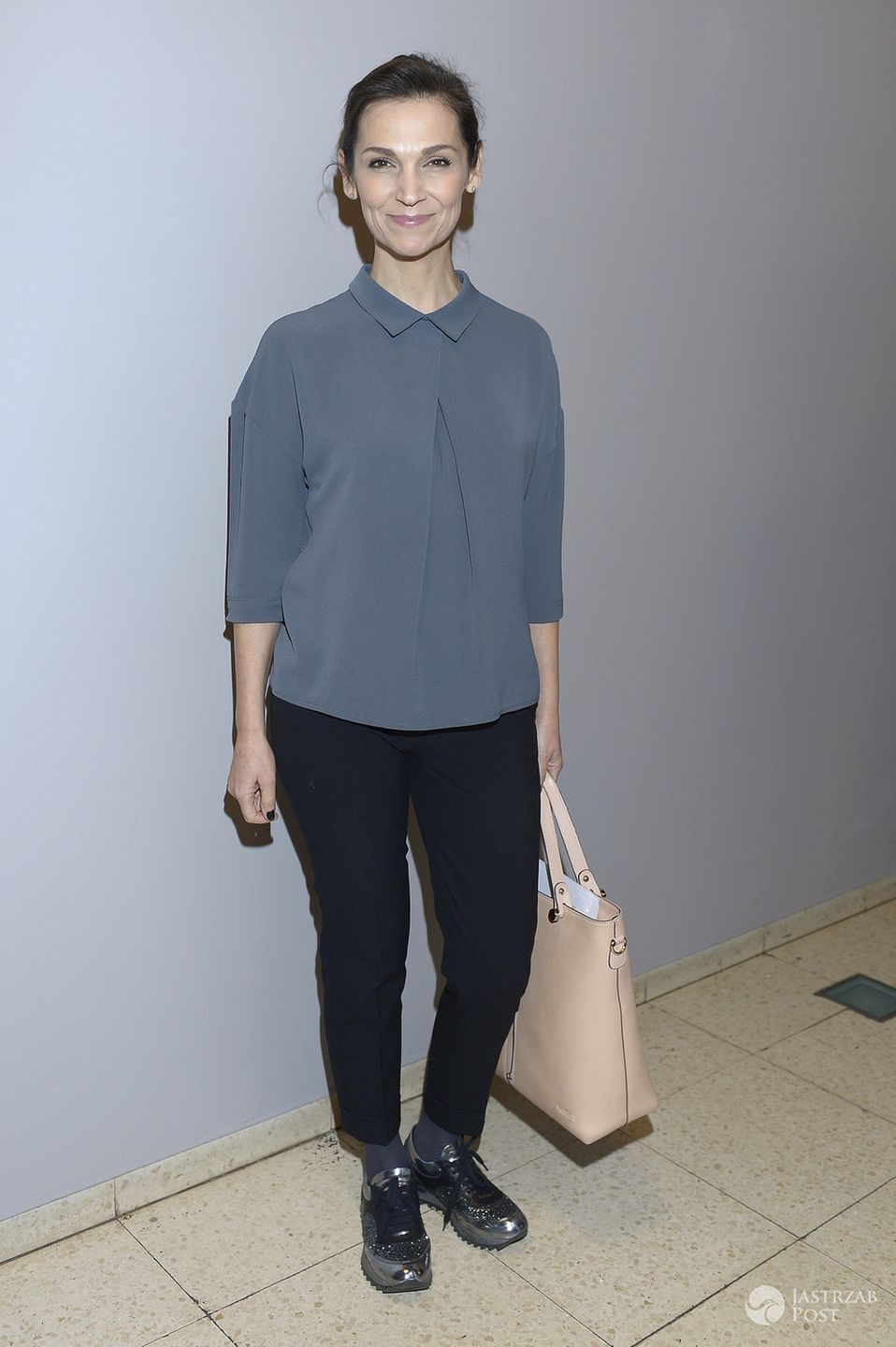 Olga Bończyk na finale akcji ,,Wierszem malowane..." 2015