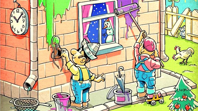 Sprawdź swoją spostrzegawczość i wskaż 9 błędów na obrazki. Do zabawy zaproś swoją pociechę