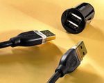 Najmniejsza podwójna ładowarka USB do samochodu