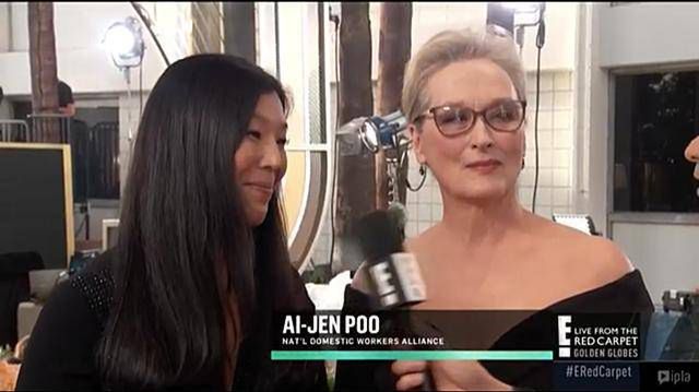 Złote Globy 2018 - Ai-Jen Poo aktywistka