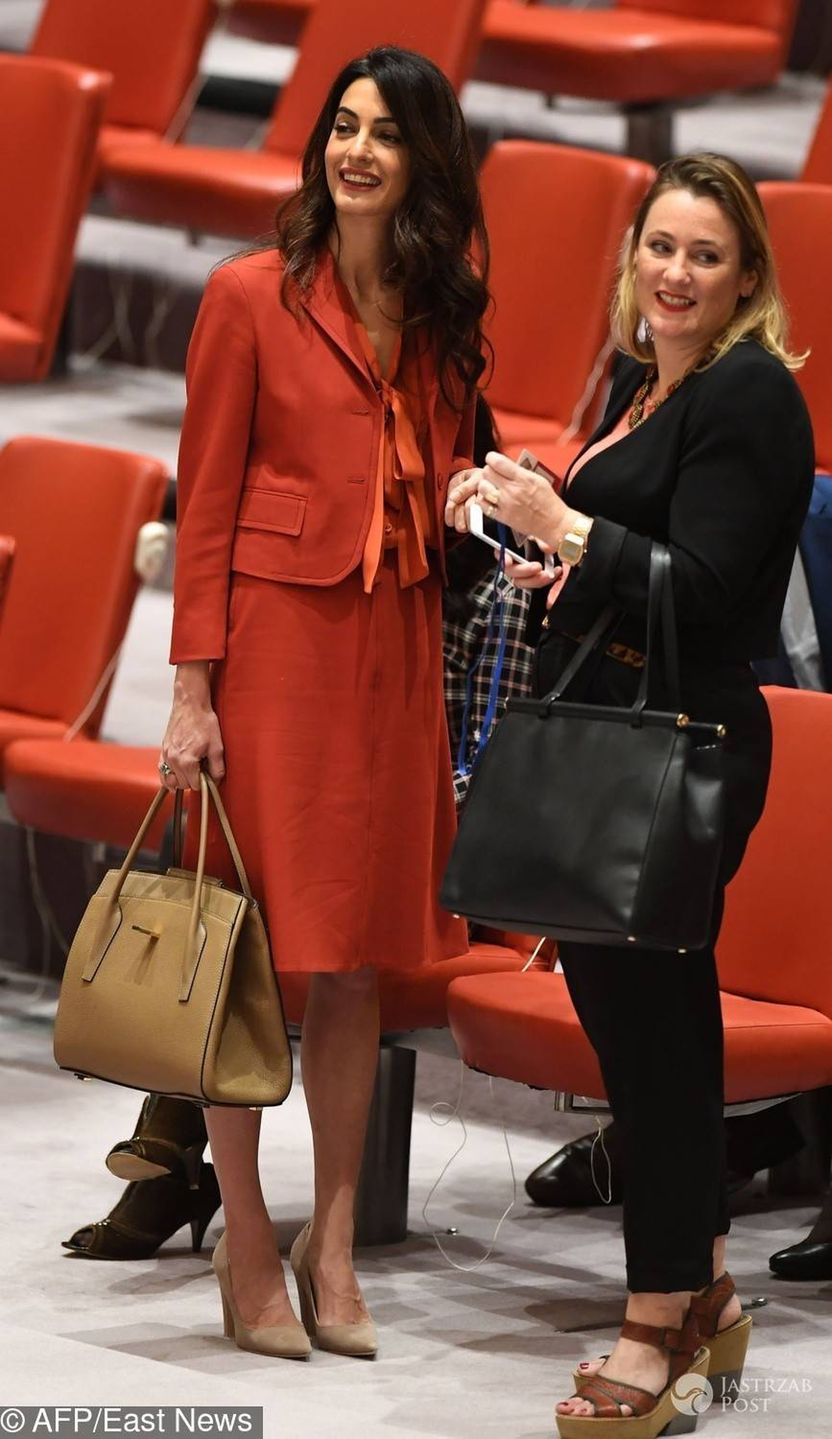 Amal Clooney na spotkaniu ONZ