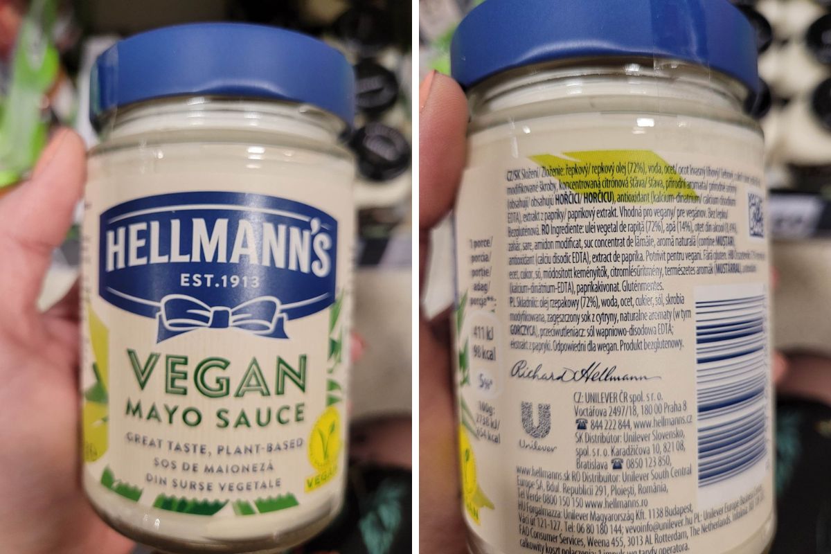 Hellmann’s. &quot;Vegan Mayo Sauce&quot;