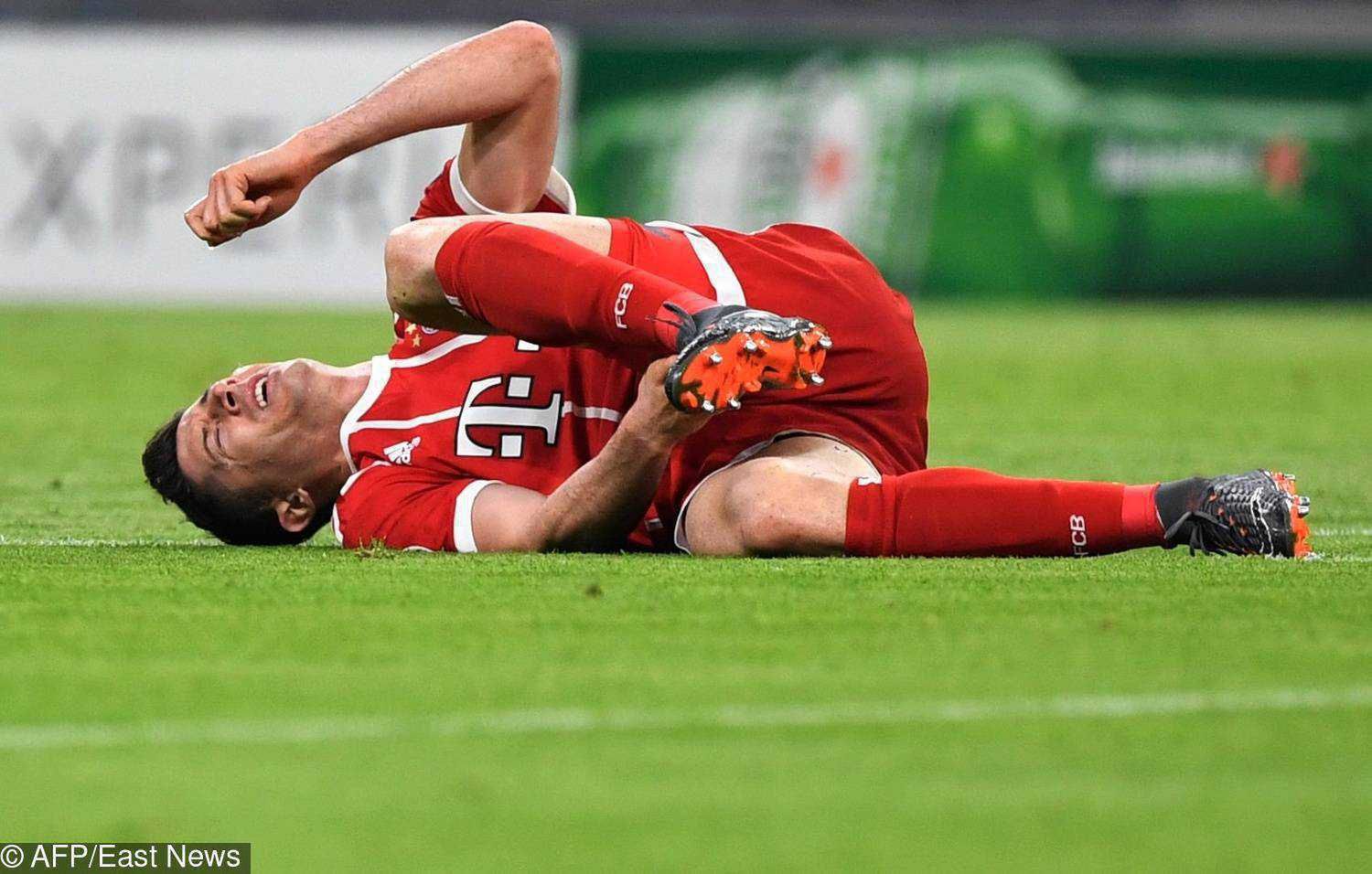 Robert Lewandowski z podbitym okiem na meczu FC Sevilla – Bayern Monachium