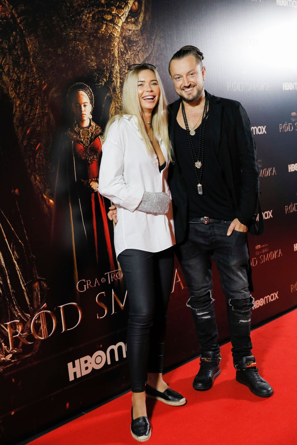 Baron, Sandra Kubicka.  Polska premiera serialu "Ród smoka"