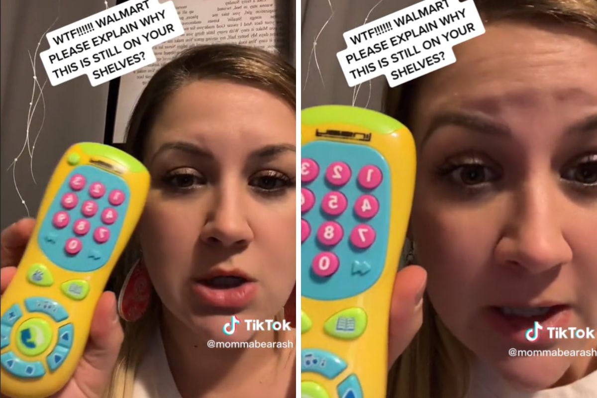 Młoda matka oburzona z powodu feralnej zabawki