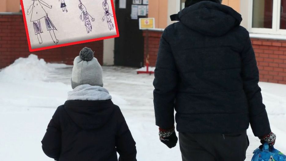 Wezwano ich do szkoły przez rysunek dziecka