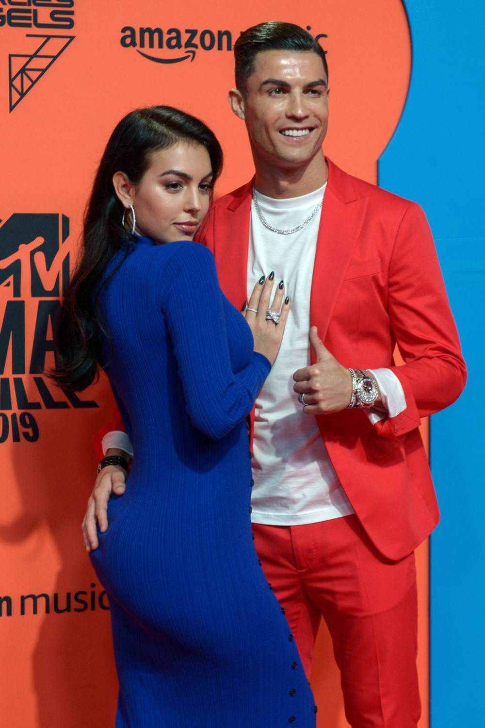 Cristiano Ronaldo i Georgina Rodriguez na MTV EMA 2019