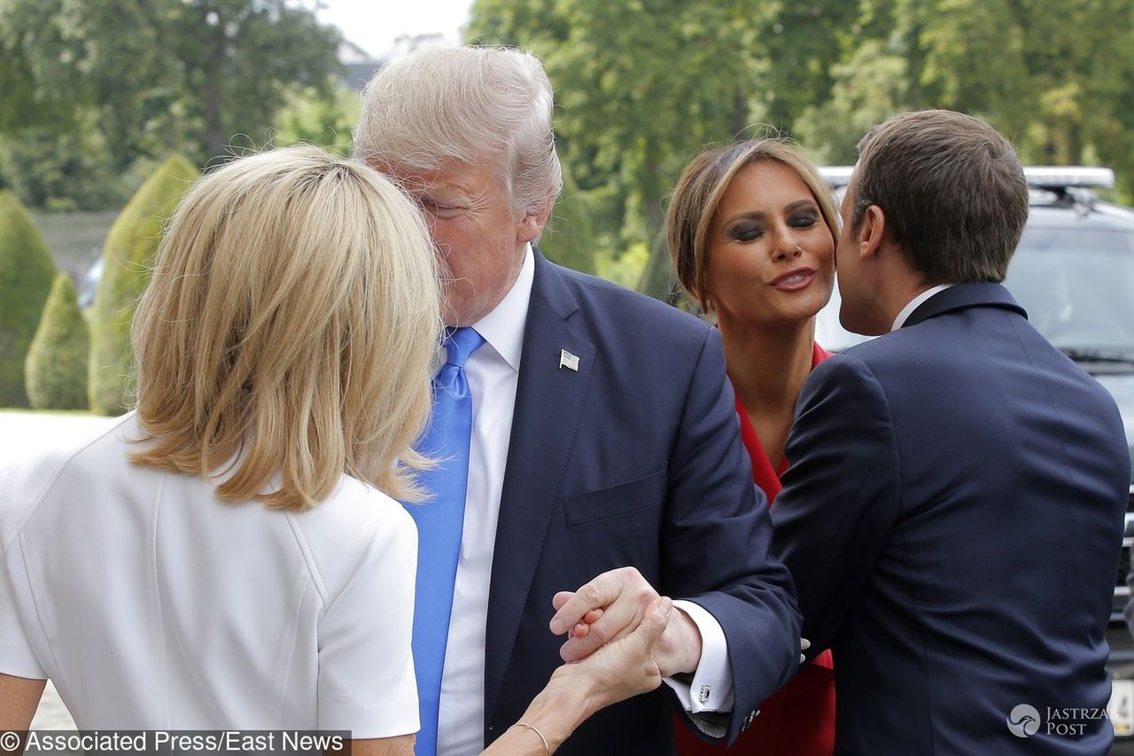 Donald Trump powiedział przykre słowa Brigitte Macron