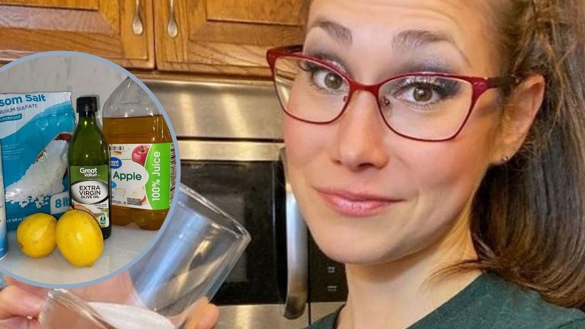 Kobieta przeszła na restrykcyjną dietę opartą na koktailach z oliwy i soli