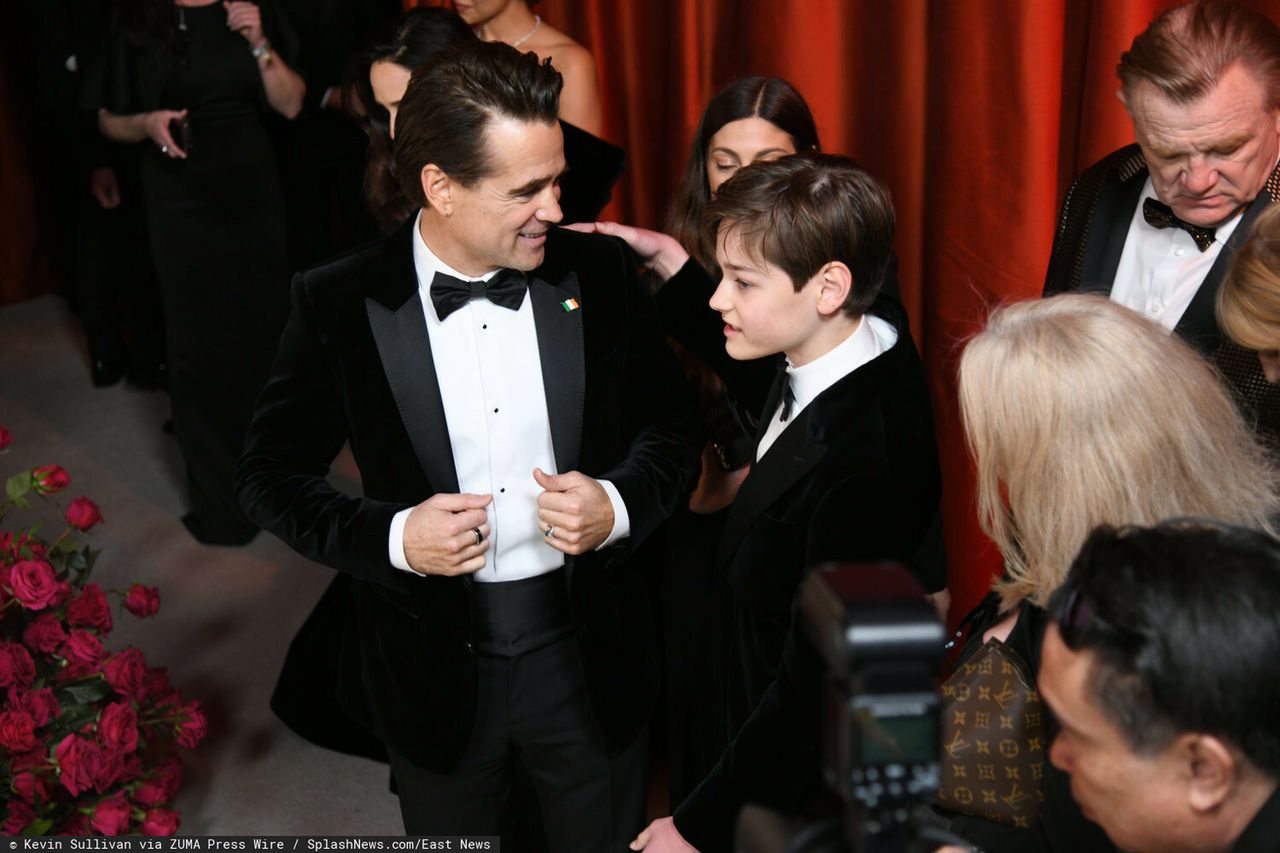 Colin Farrell i Henry na Oscarach