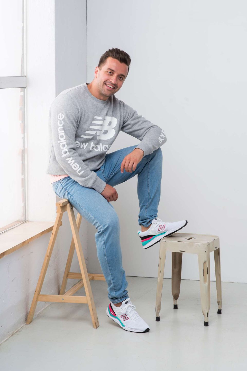 Basia Kurdej-Szatan i Rafał Szatan w kampanii reklamowej New Balance