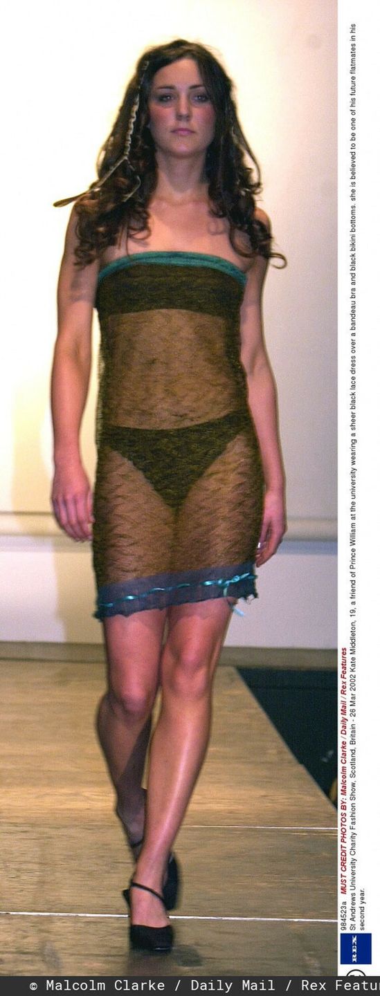 Księżna Kate jako modelka. 2002