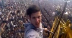 Stambuł - selfie na 220-metrowym dźwigu