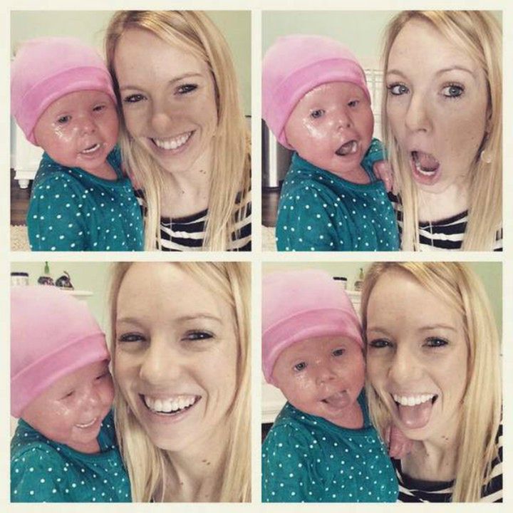 Brenna i jej mama Courtney