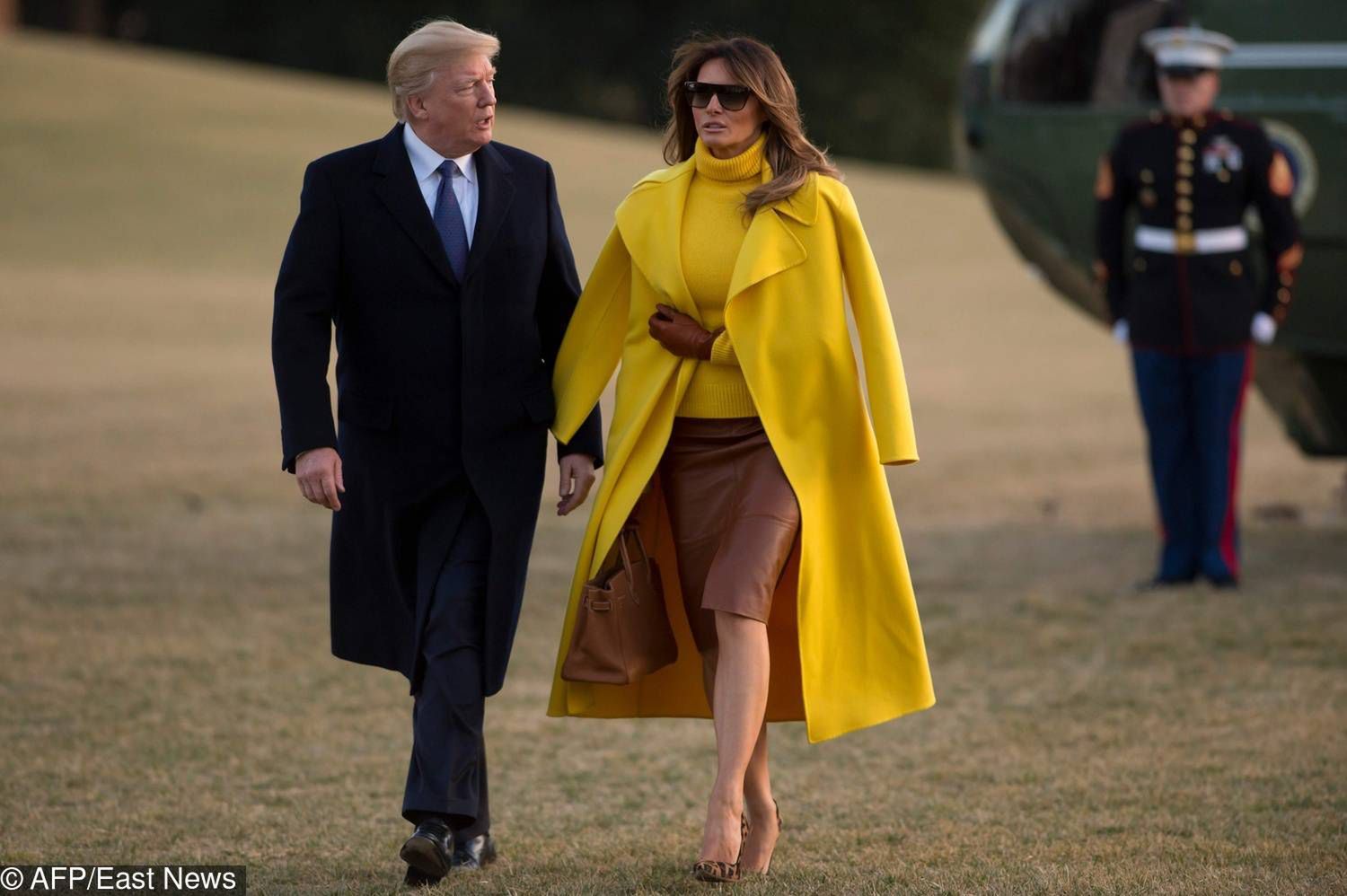 Melania Trump i Donald w Ohio
