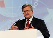 Komorowski Człowiekiem Roku Forum Ekonomicznego