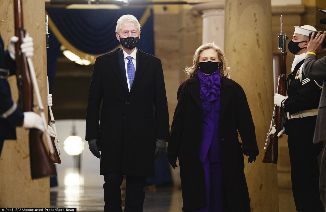 Bill Clinton i Hillary Clinton – zaprzysiężenie Joe Bidena