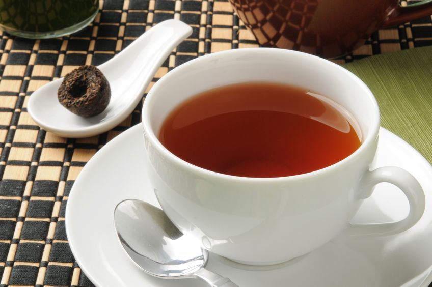 Czerwona herbata Pu-erh zamiast napoju energetyzującego