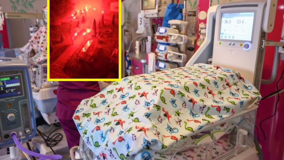 Pojawili się w nocy pod szpitalem. Tak okazali wsparcie młodej mamie