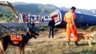 Ekipy ratunkowe na miejscu tragedii