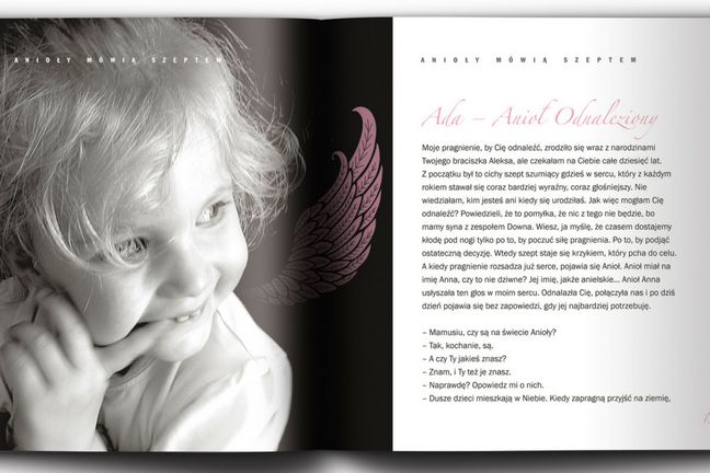 Fragment książki "Anioły mówią szeptem" Agaty Komorowskiej