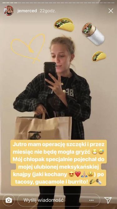 Jessica Mercedes będzie miała łamaną szczękę