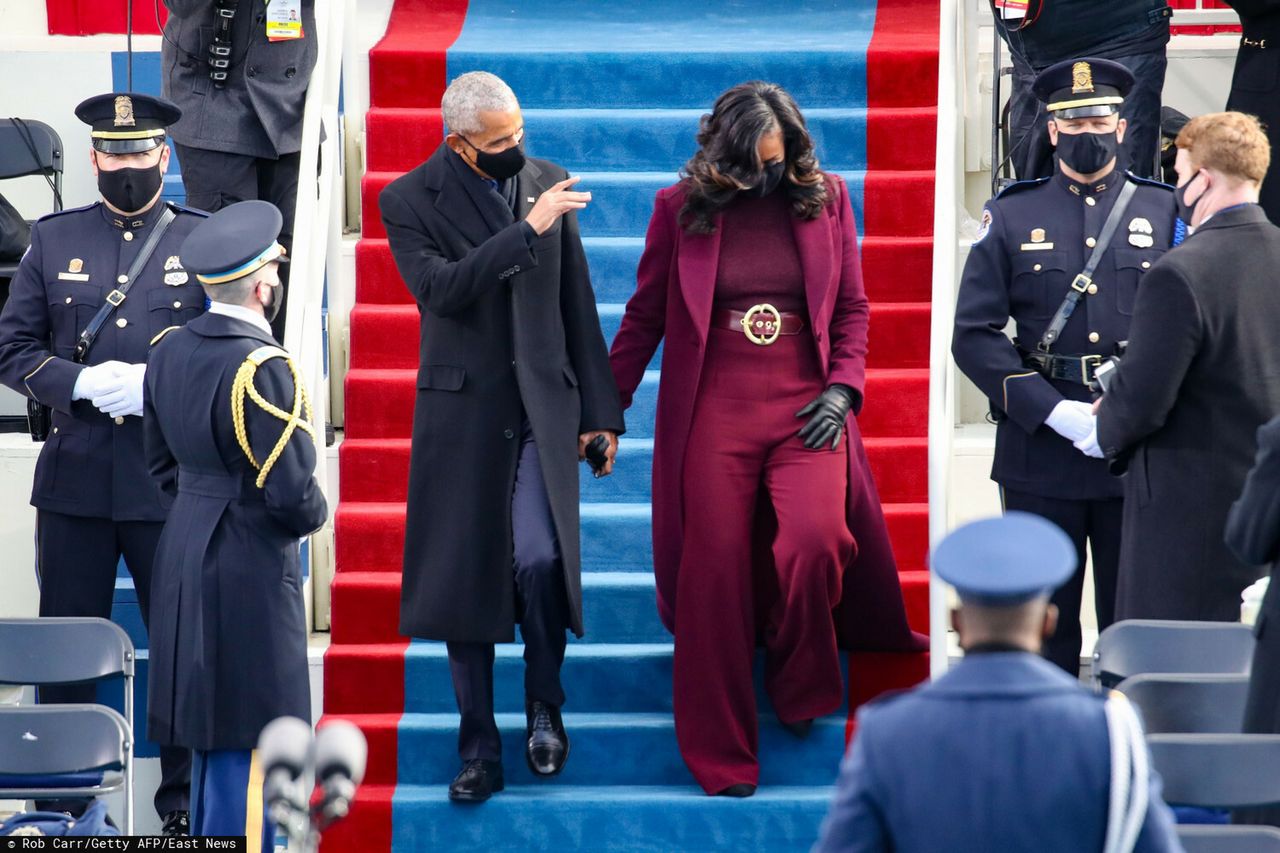 Michelle i Barack Obama – zaprzysiężenie Joe Bidena
