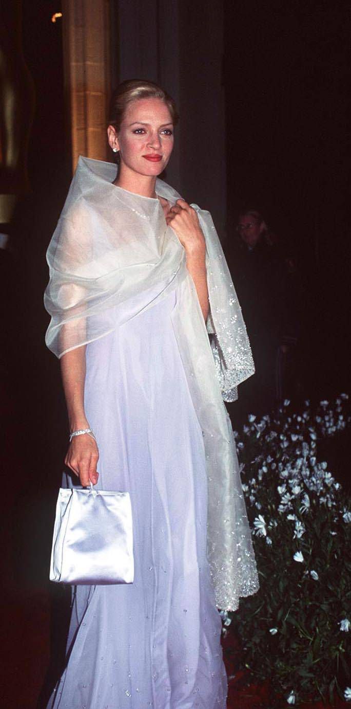 Uma Thurman w kreacji Prada – Oscary 1995, kreacje wszech czasów