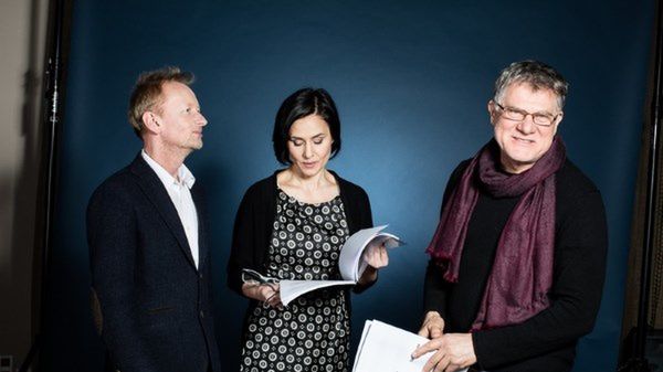 Aktorzy: Andrzej Mastalerz, Dorota Landowska. Reżyser: Marek Pasieczny. Fot. Rafał Latoszek