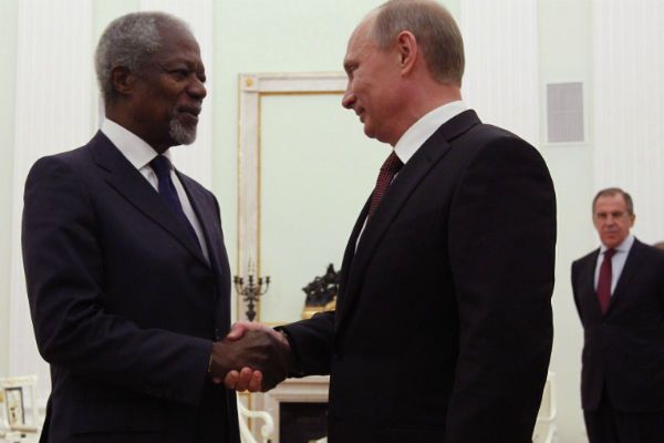 Niepowodzenie misji pokojowej Kofiego Annana