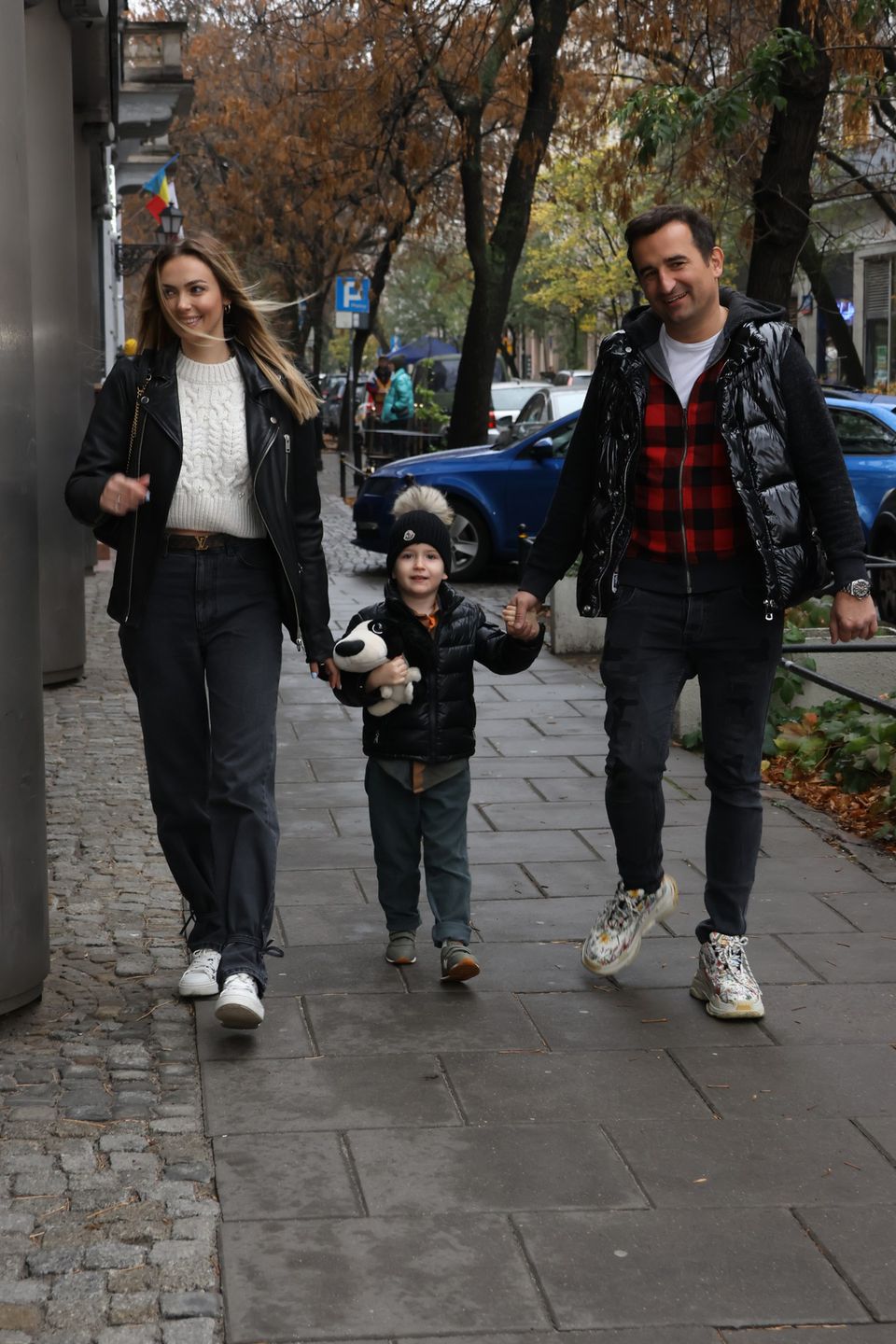 Misiek Koterski i Marcela Leszczak z synem Fryderykiem