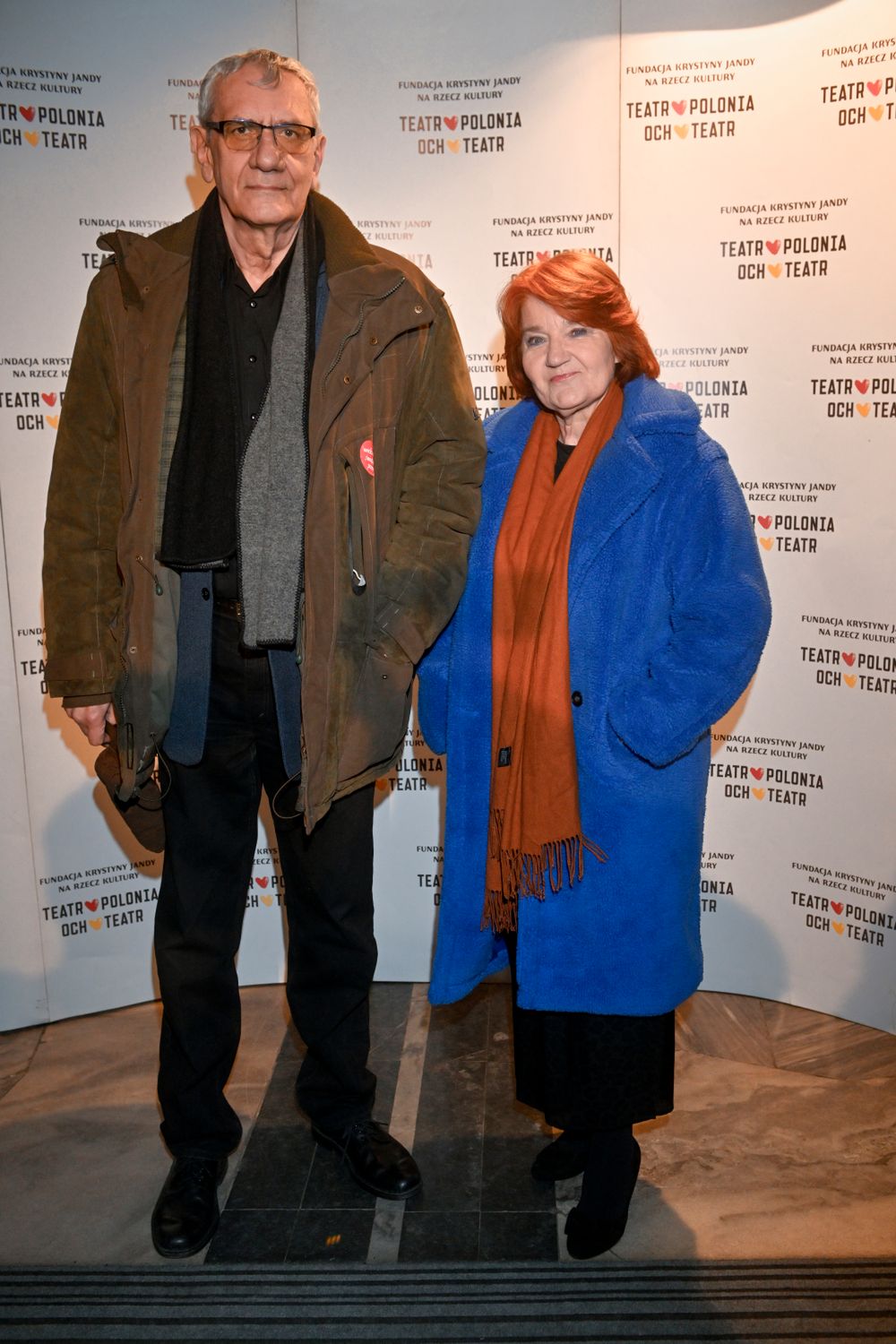 Wiktor Zborowski, Maria Winiarska - premiera sztuki Okno na parlament (fot. AKPA)