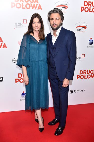 Karolina Malinowska i Olivier Janiak - premiera filmu Druga połowa