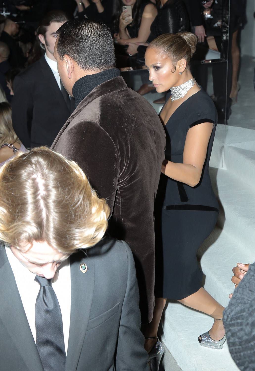 Jennifer Lopez na pokazie mody Toma Forda