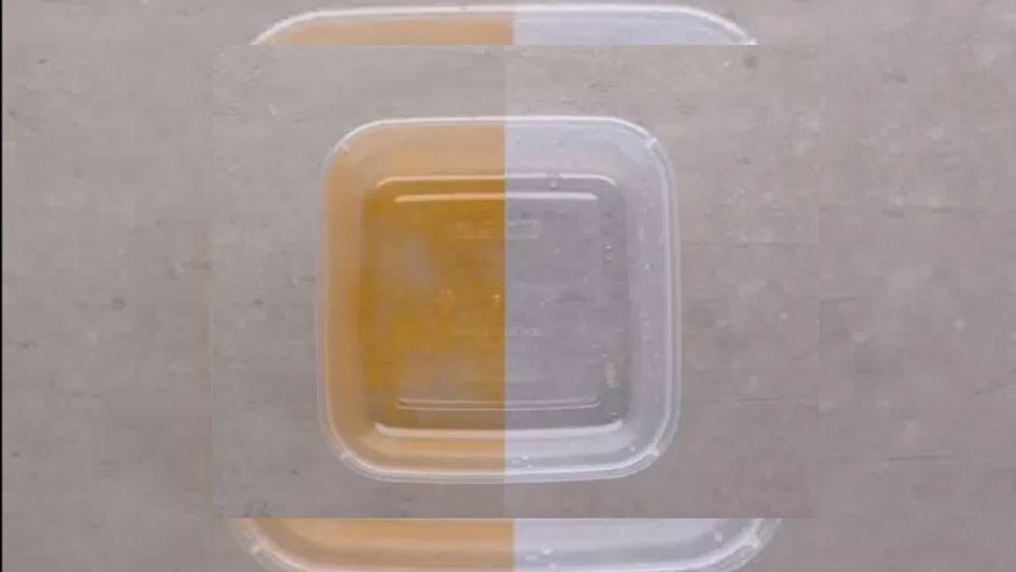 czyszczenie plastikowych pojemników