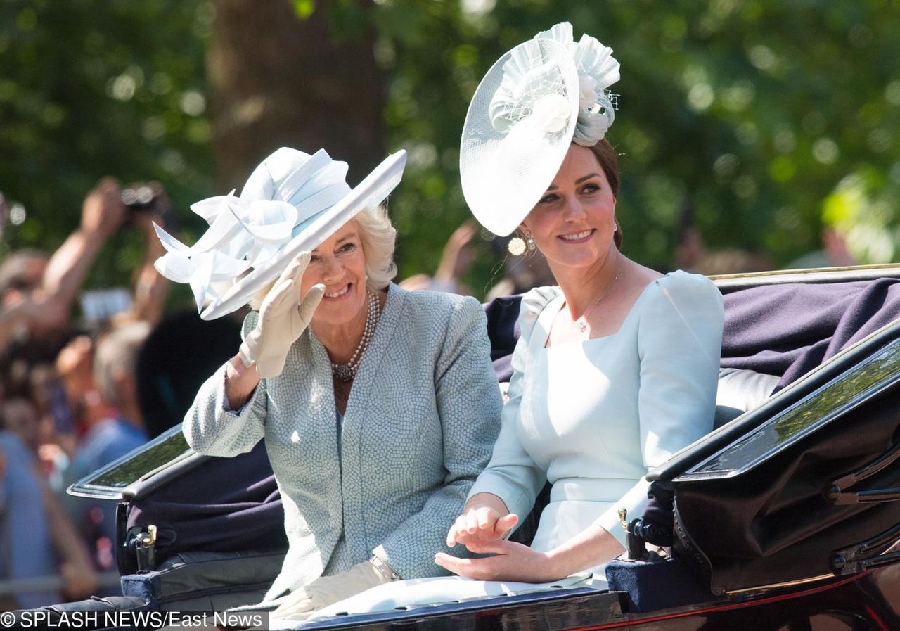 Księżna Kate i księżna Camilla  - Trooping the Colour 2018