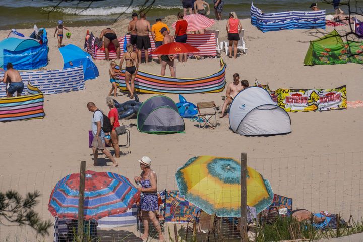 Zakazane na plaży.